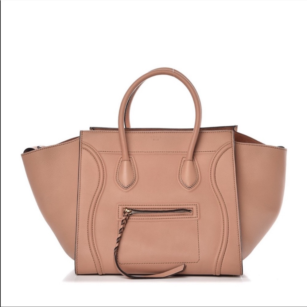 Celine Pre-Owned Calfskin Meduim Phantom Luggage